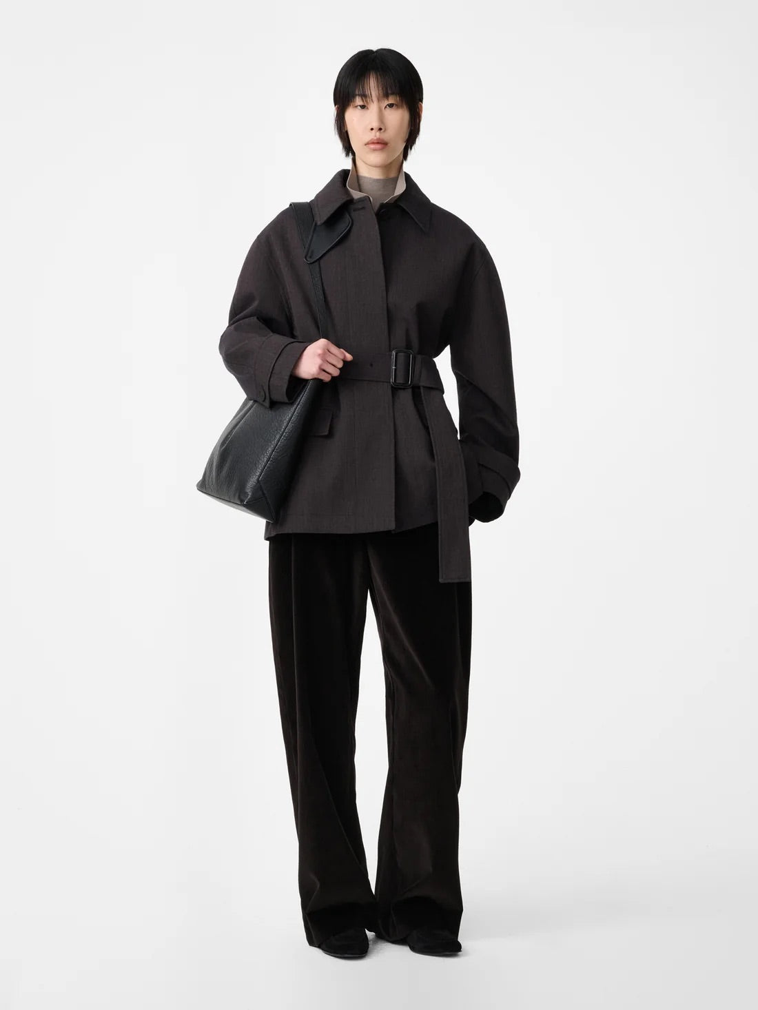 Grange Corduroy Wide Leg Pant - Espresso