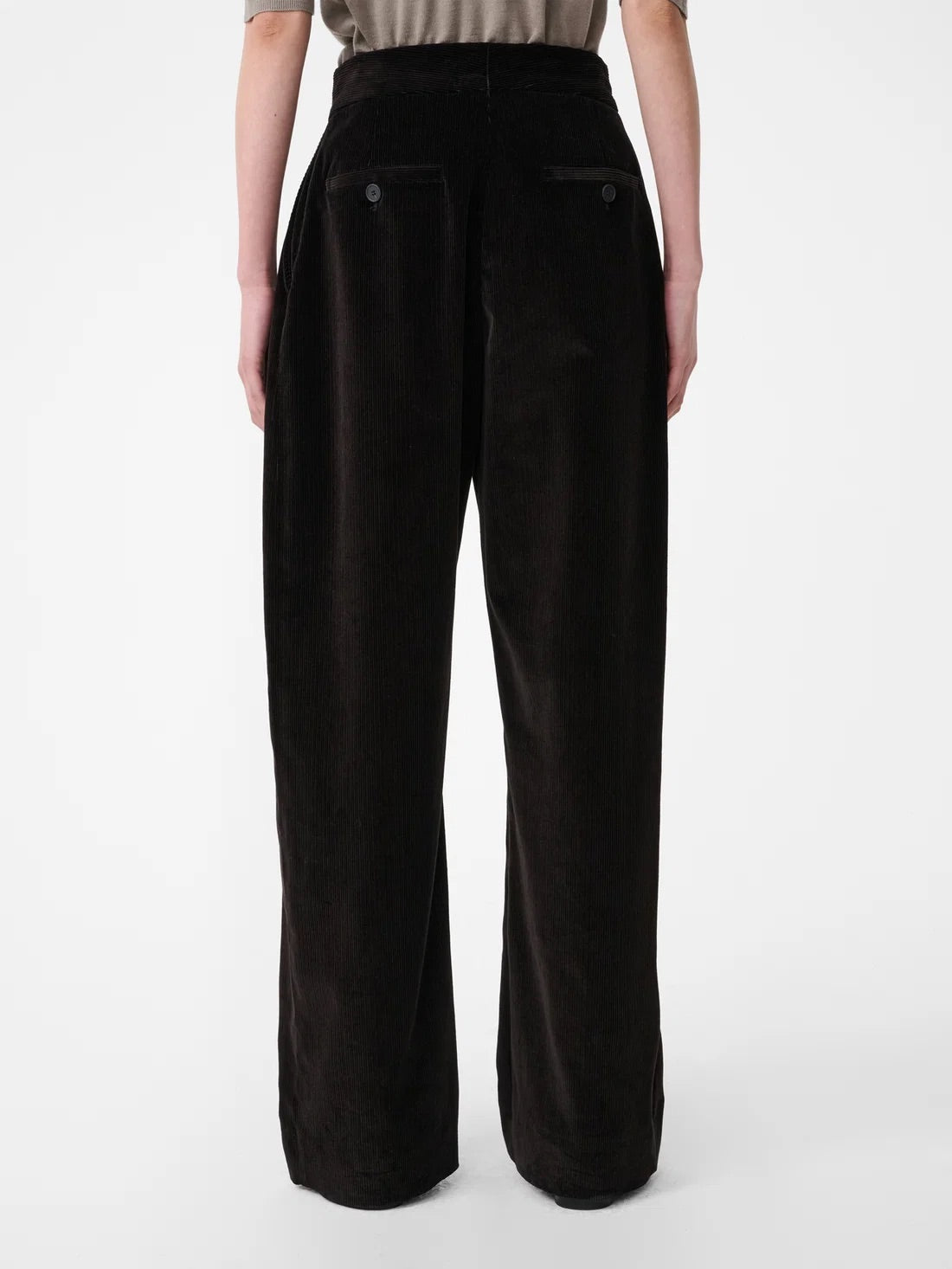 Grange Corduroy Wide Leg Pant - Espresso