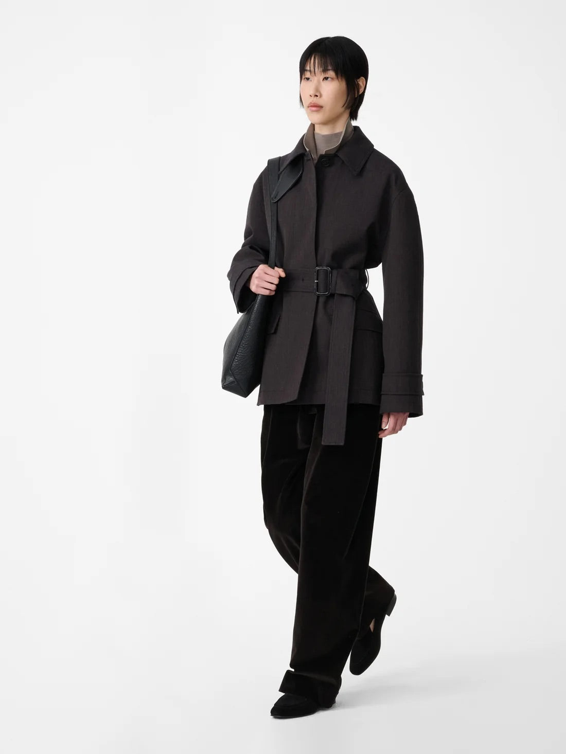Grange Corduroy Wide Leg Pant - Espresso