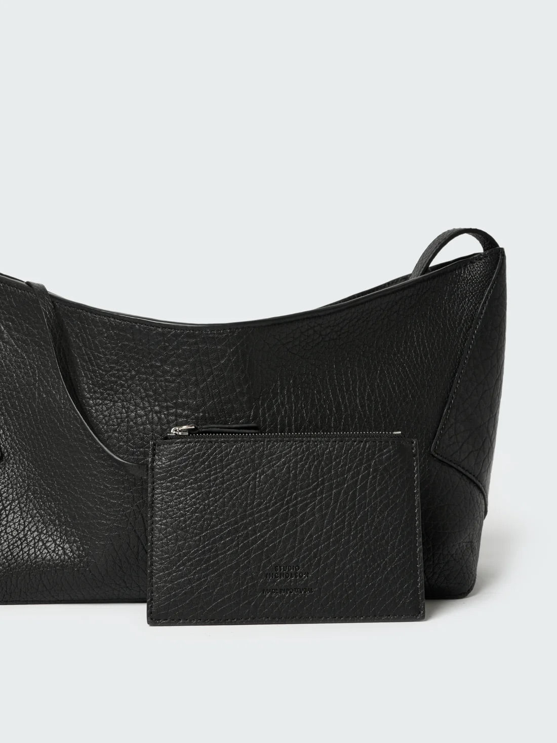 Hagu Leather Bag - Black