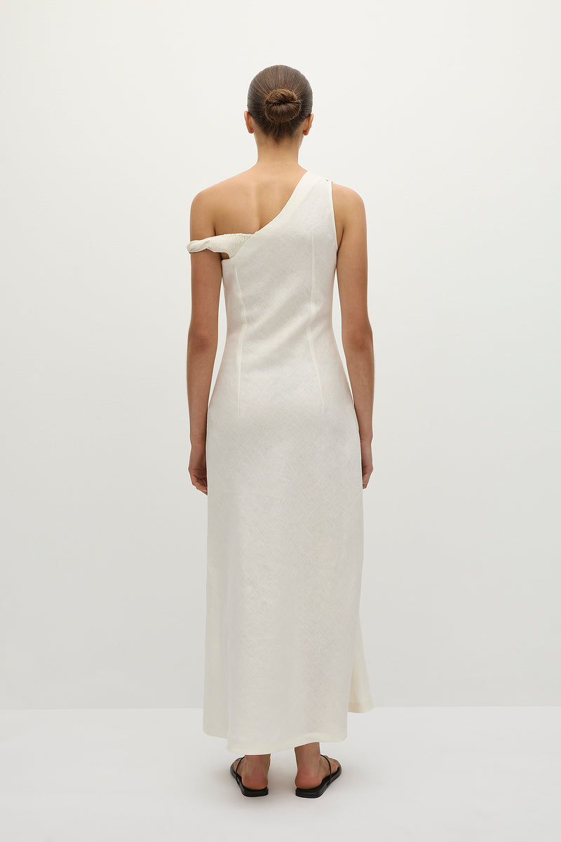 Suis Midi Dress White