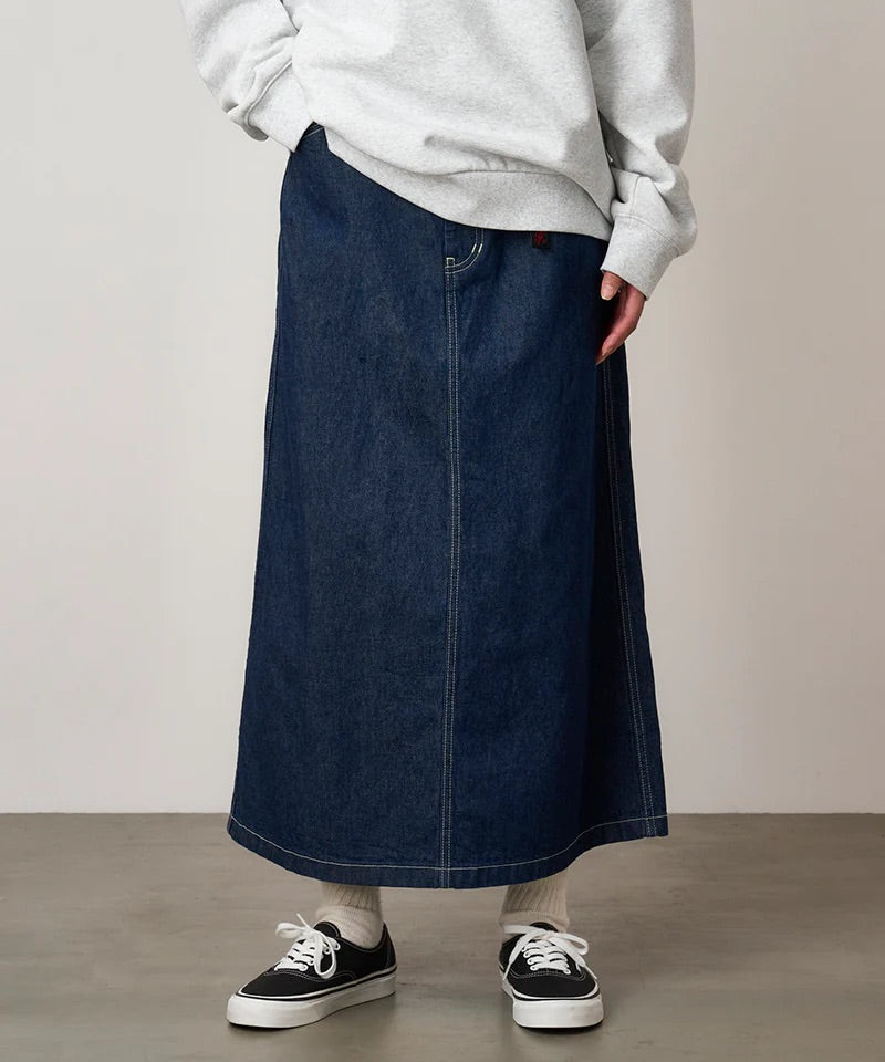 Sutter Denim Skirt Rinsed Indigo