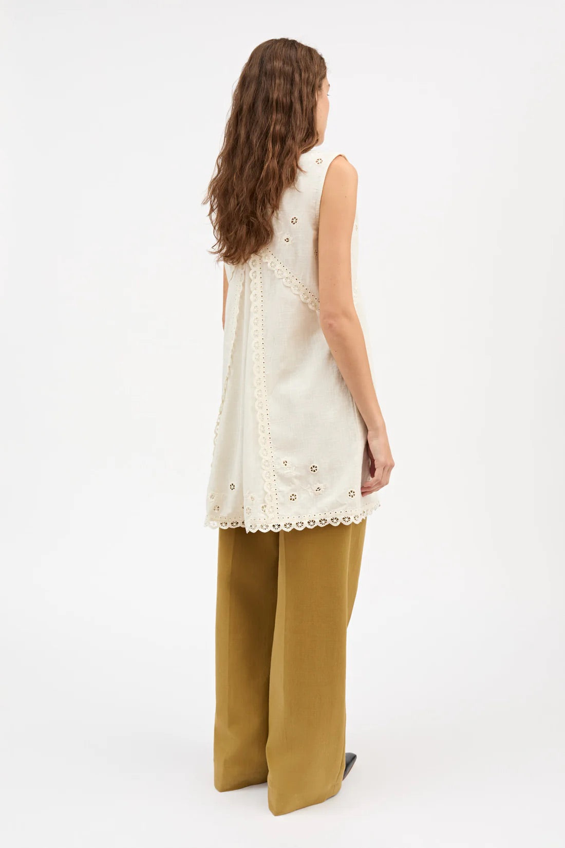 Talia Dress - Antique White