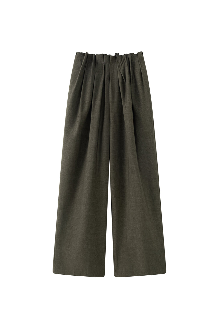 Tatiana Gathered Trousers Brown