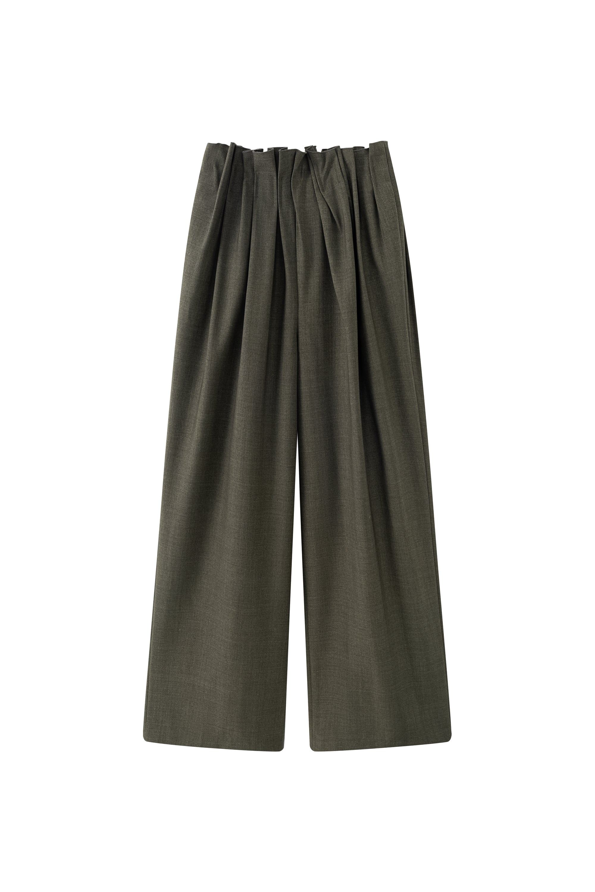 Tatiana Gathered Trousers Brown