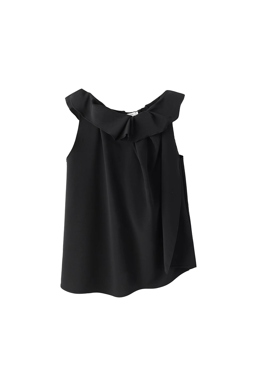 Tatiana Gathered Tank Black