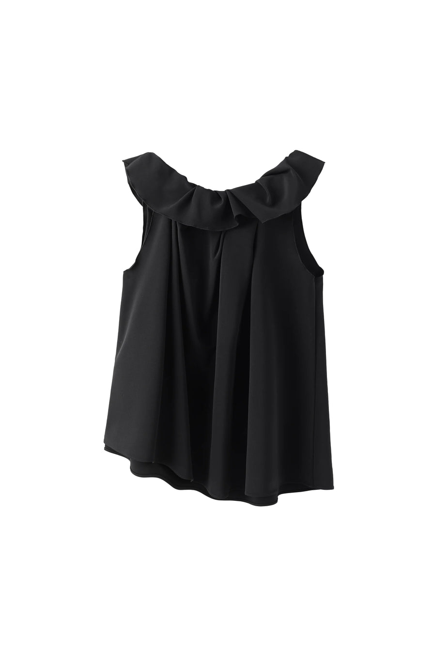 Tatiana Gathered Tank Black