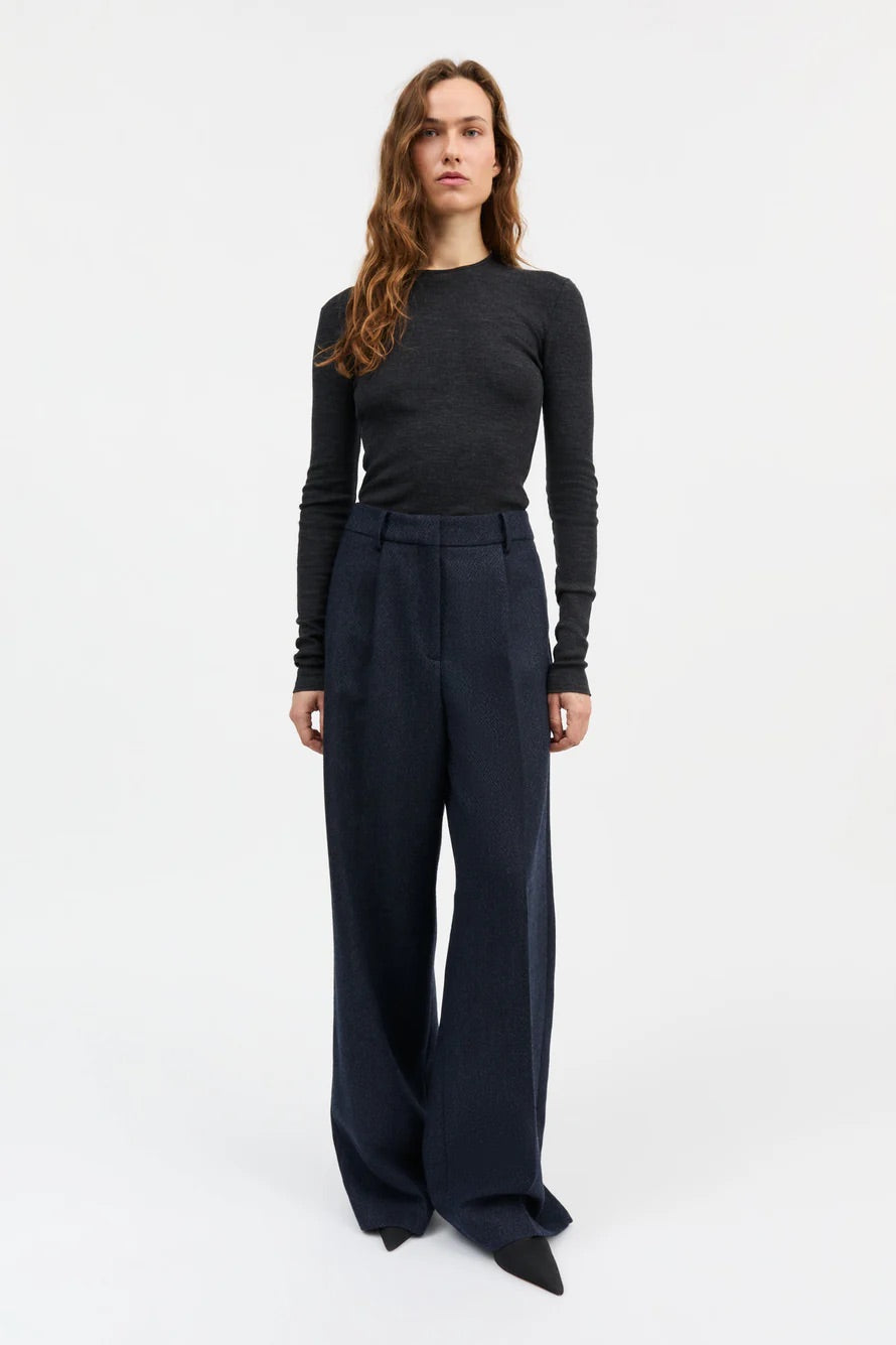 Thom Trousers Navy Black