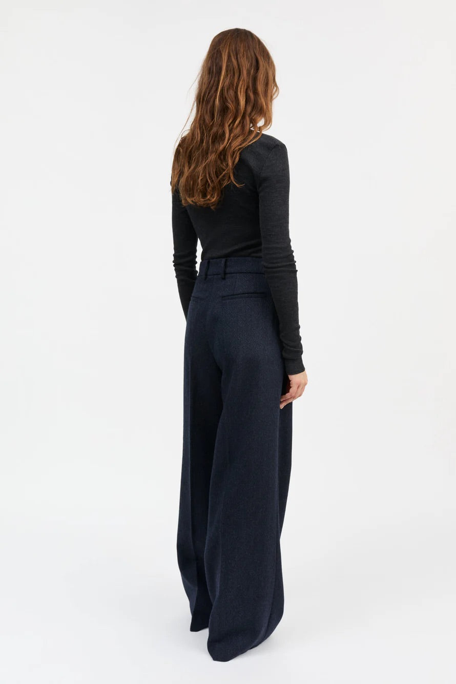 Thom Trousers Navy Black