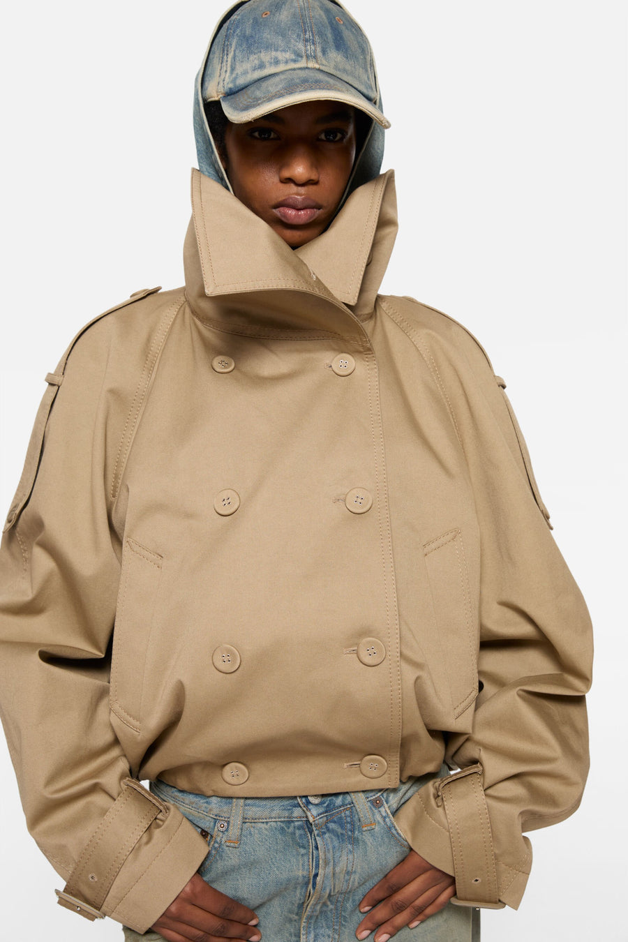 Twill Jacket Mud Beige