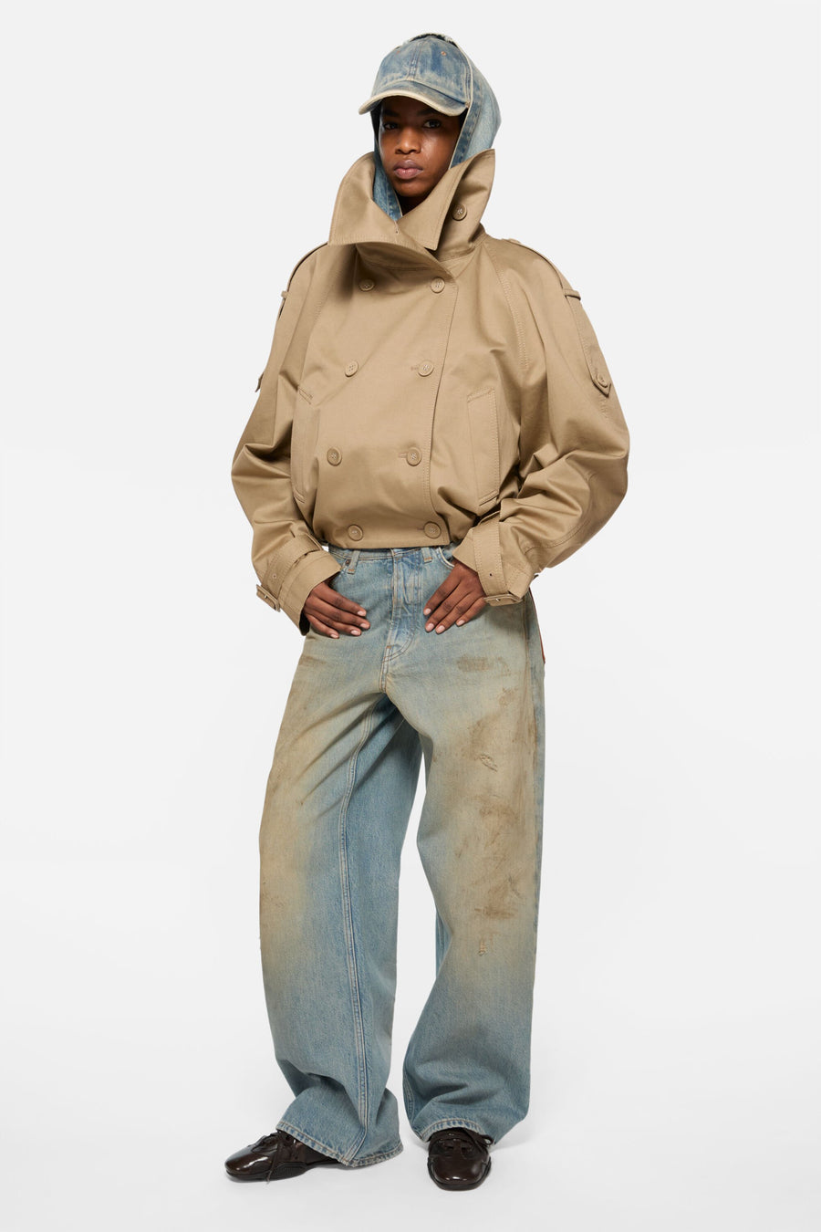 Twill Jacket Mud Beige
