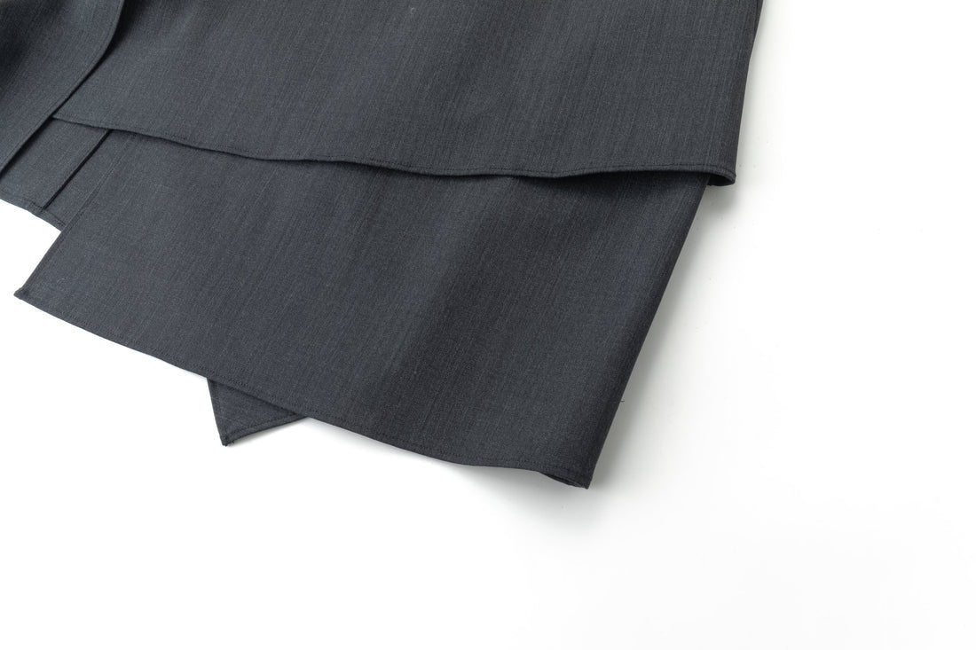 Astra Cape Shirt - Dark Grey