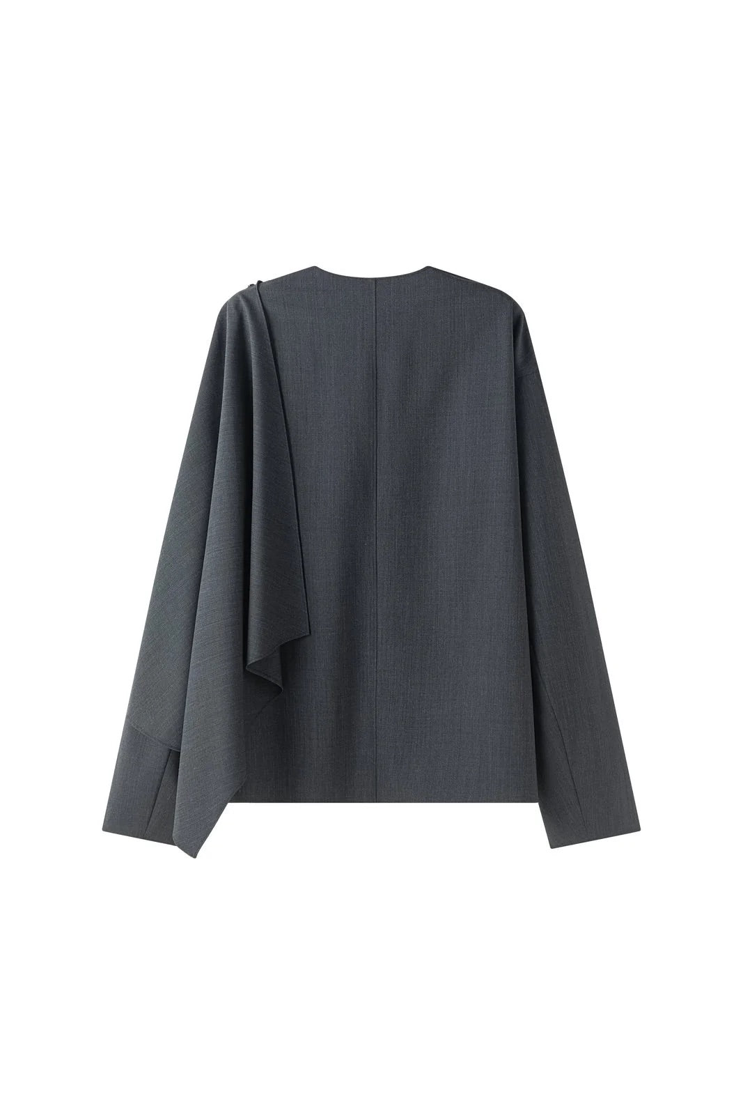 Astra Cape Shirt - Dark Grey