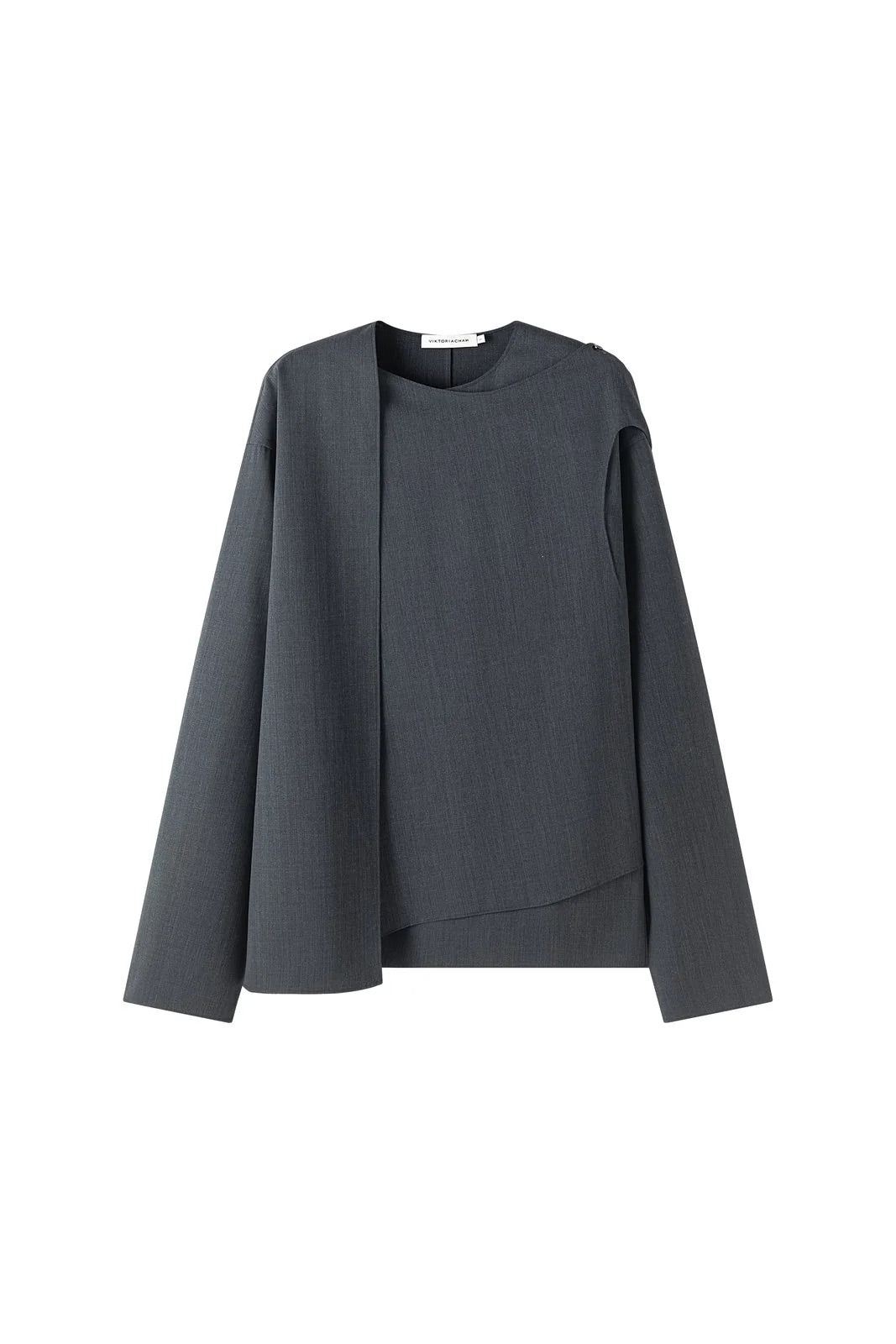 Astra Cape Shirt - Dark Grey