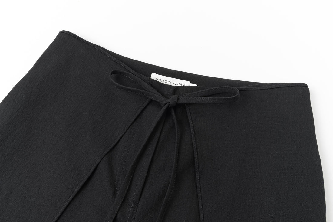 Astra Fold Trousers - Black