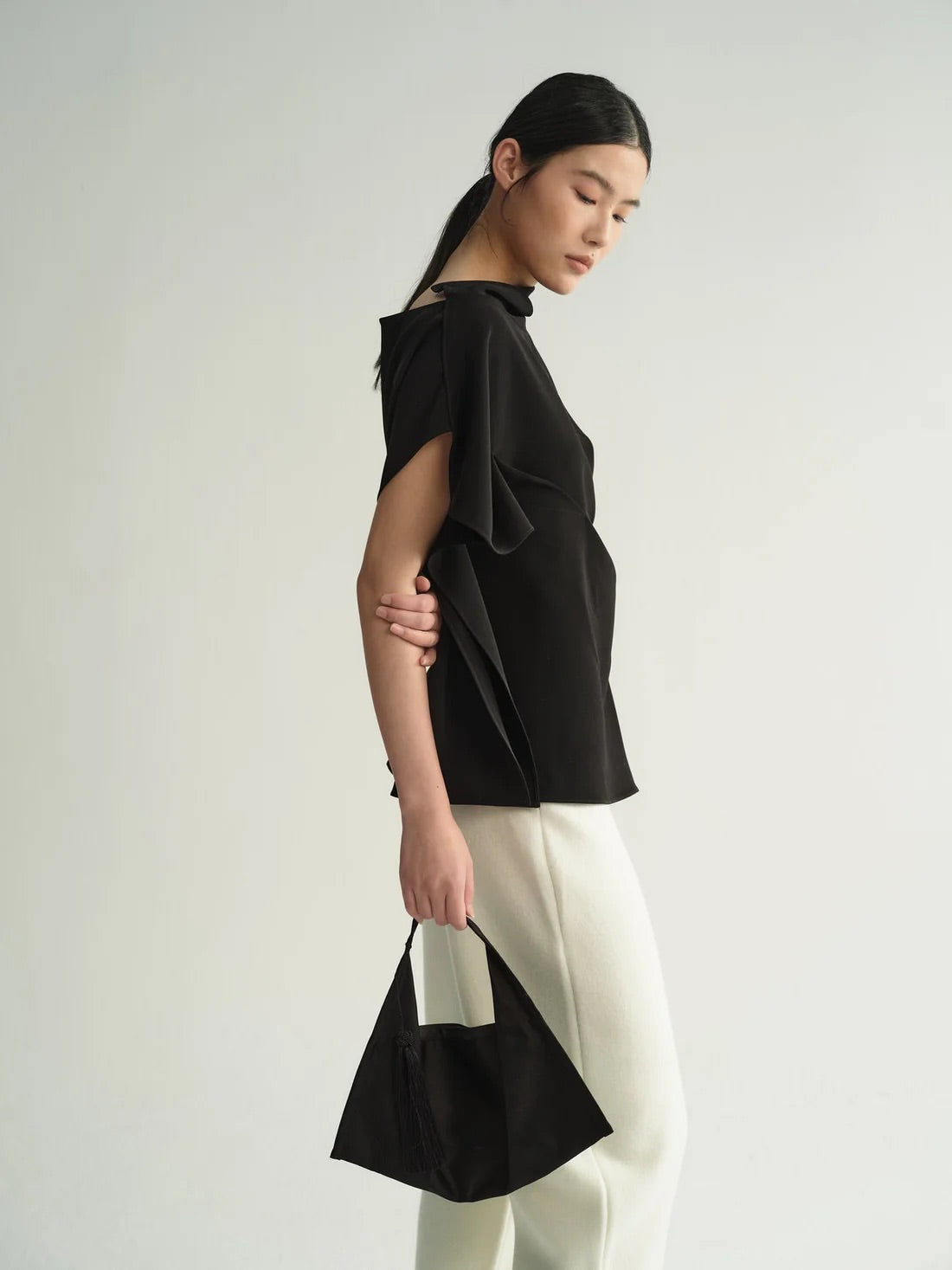 Esme Asymmetric Top - Black