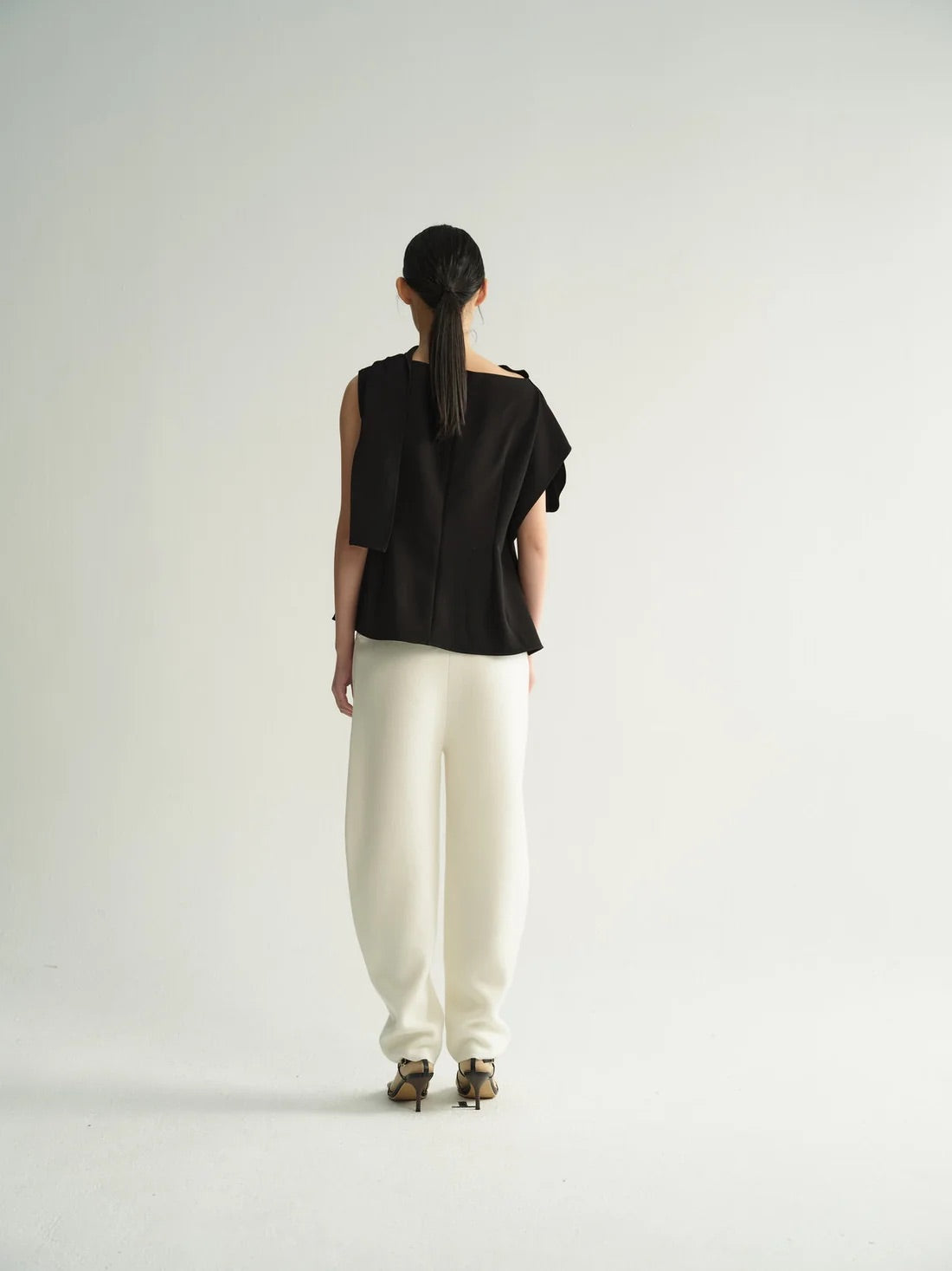 Esme Asymmetric Top - Black