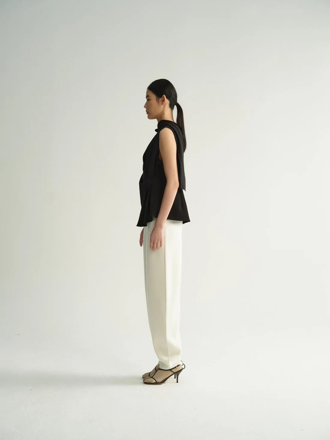 Esme Asymmetric Top - Black