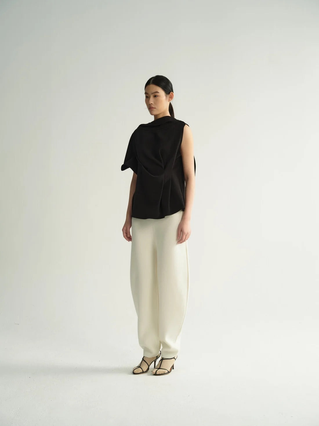 Esme Asymmetric Top - Black