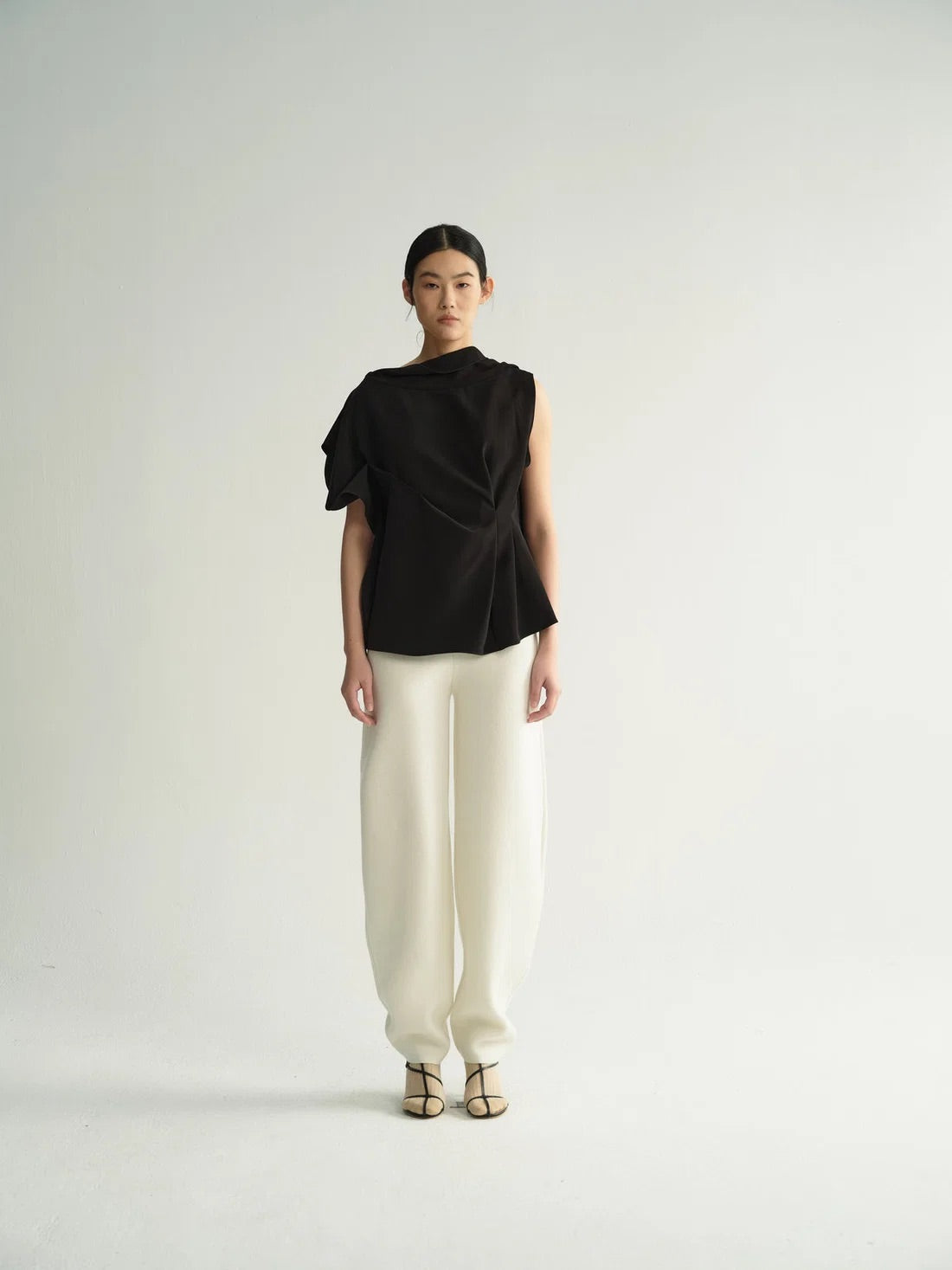 Esme Asymmetric Top - Black