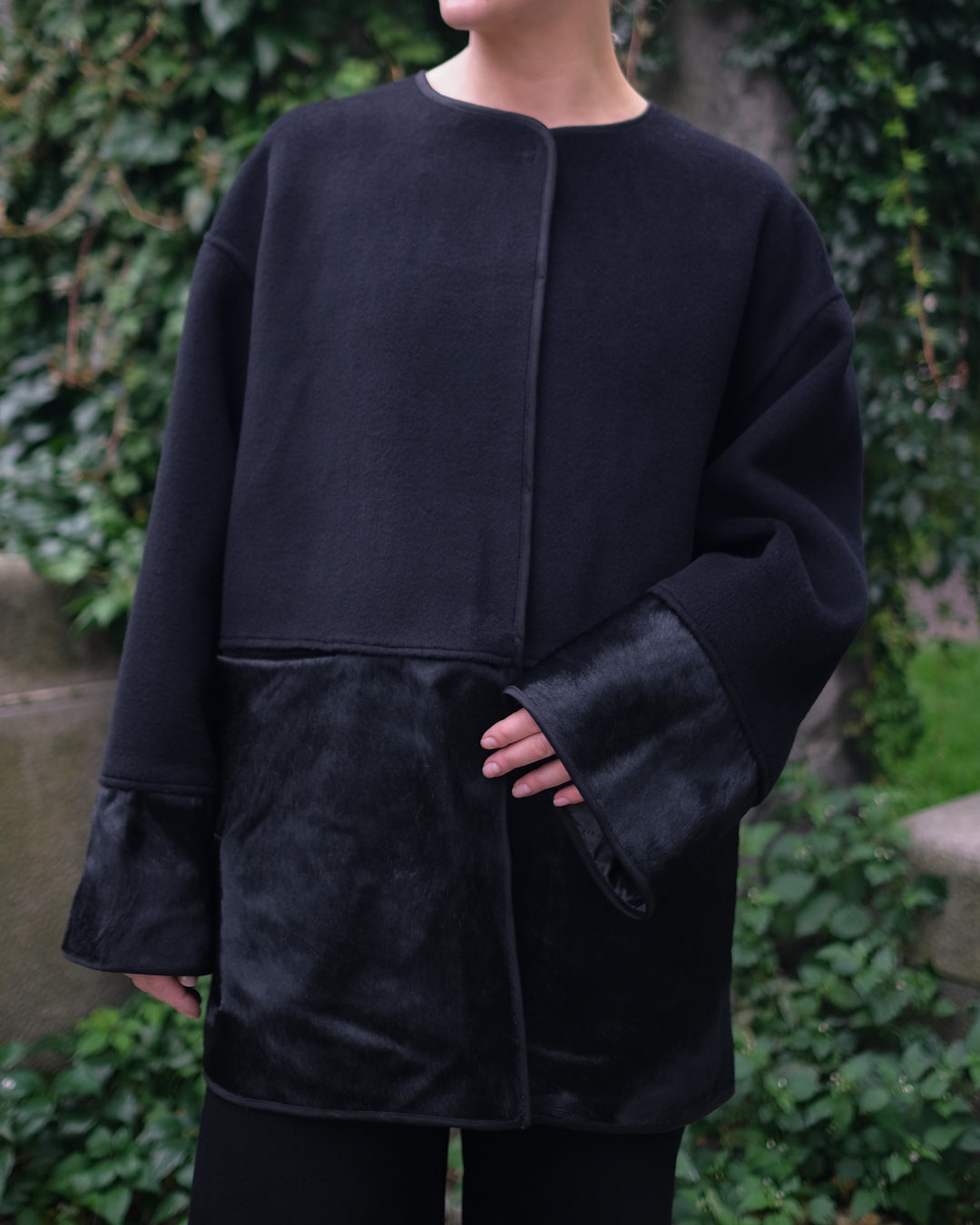 Esme Pony Coat - Black