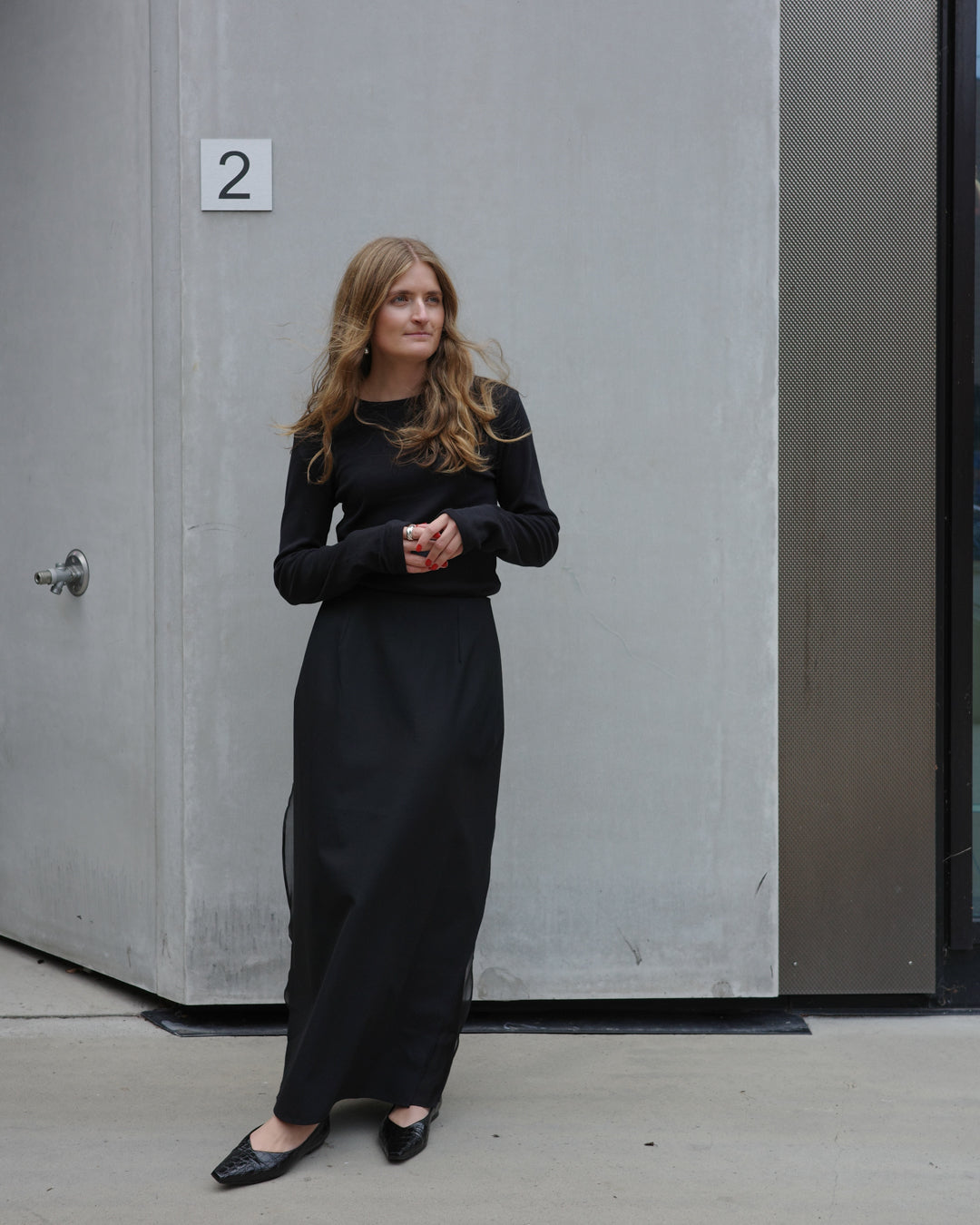 Sindy Layered Skirt - Black