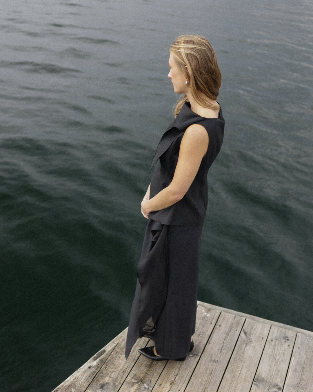 Sindy Layered Skirt - Black