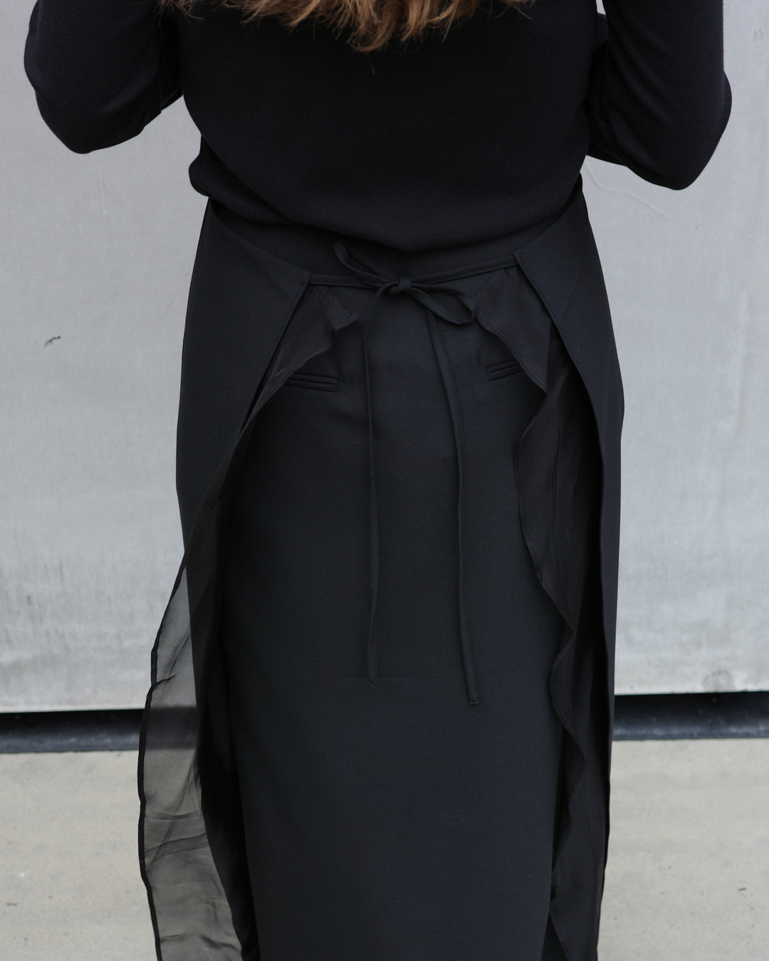 Sindy Layered Skirt - Black