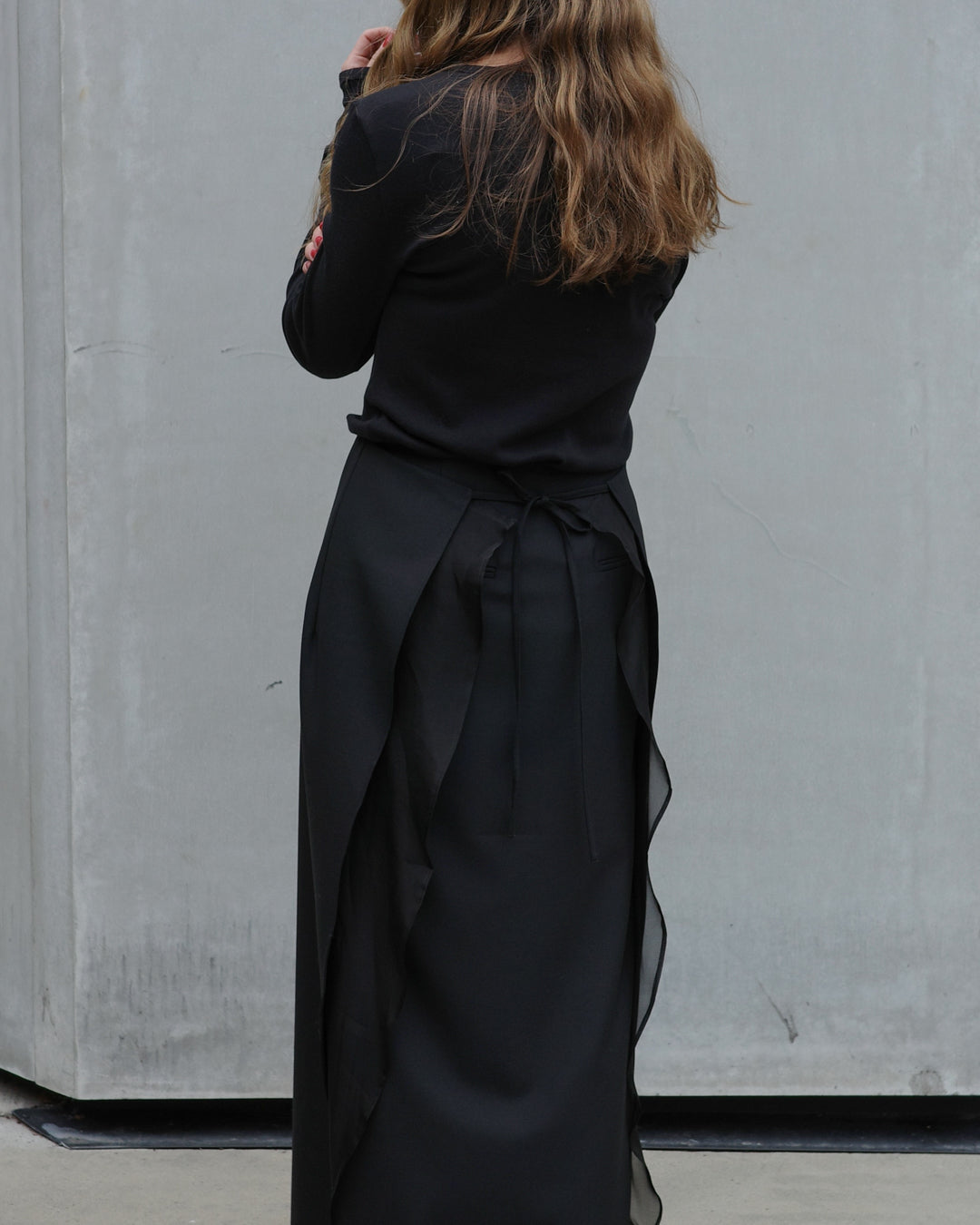 Sindy Layered Skirt - Black