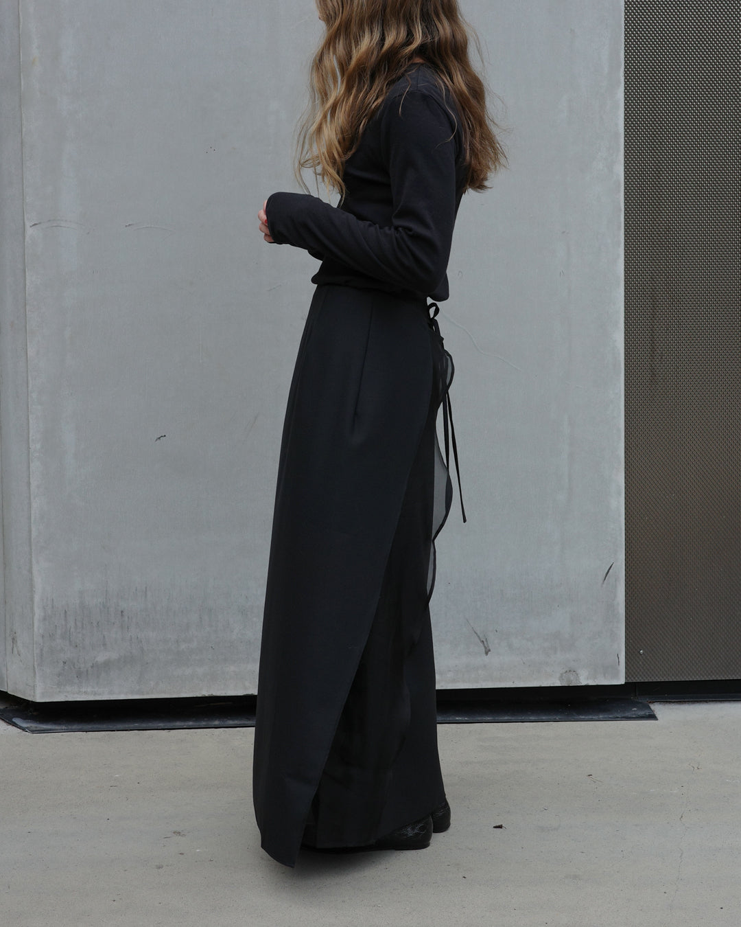 Sindy Layered Skirt - Black