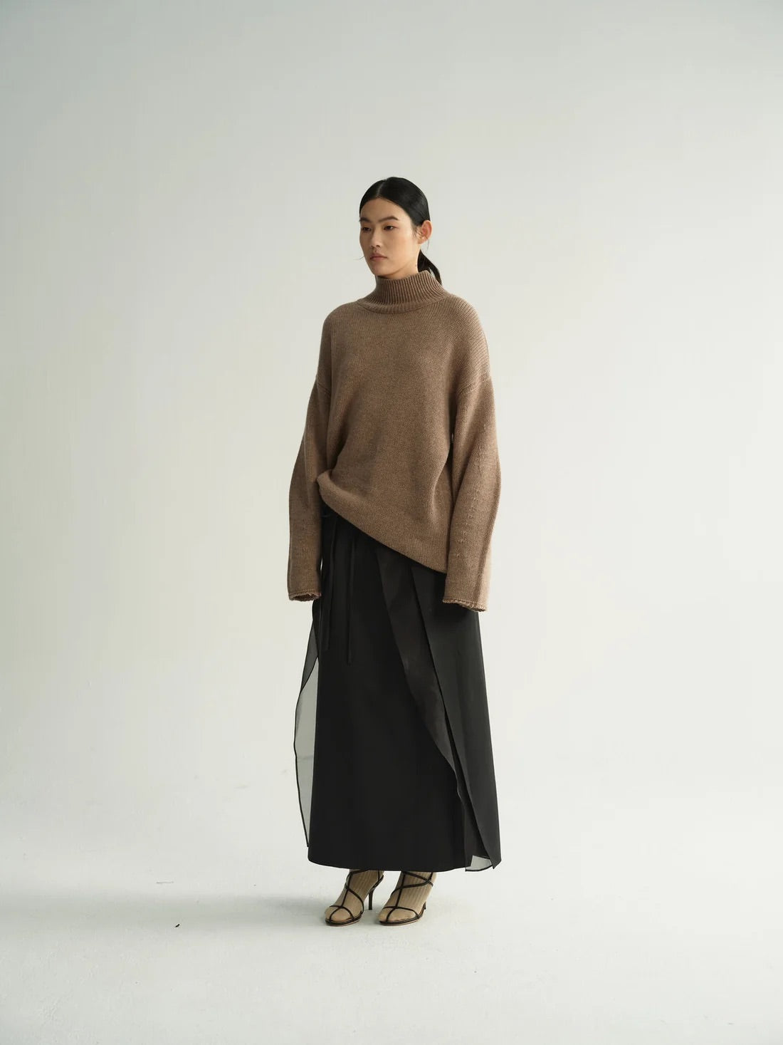 Sindy Layered Skirt - Black