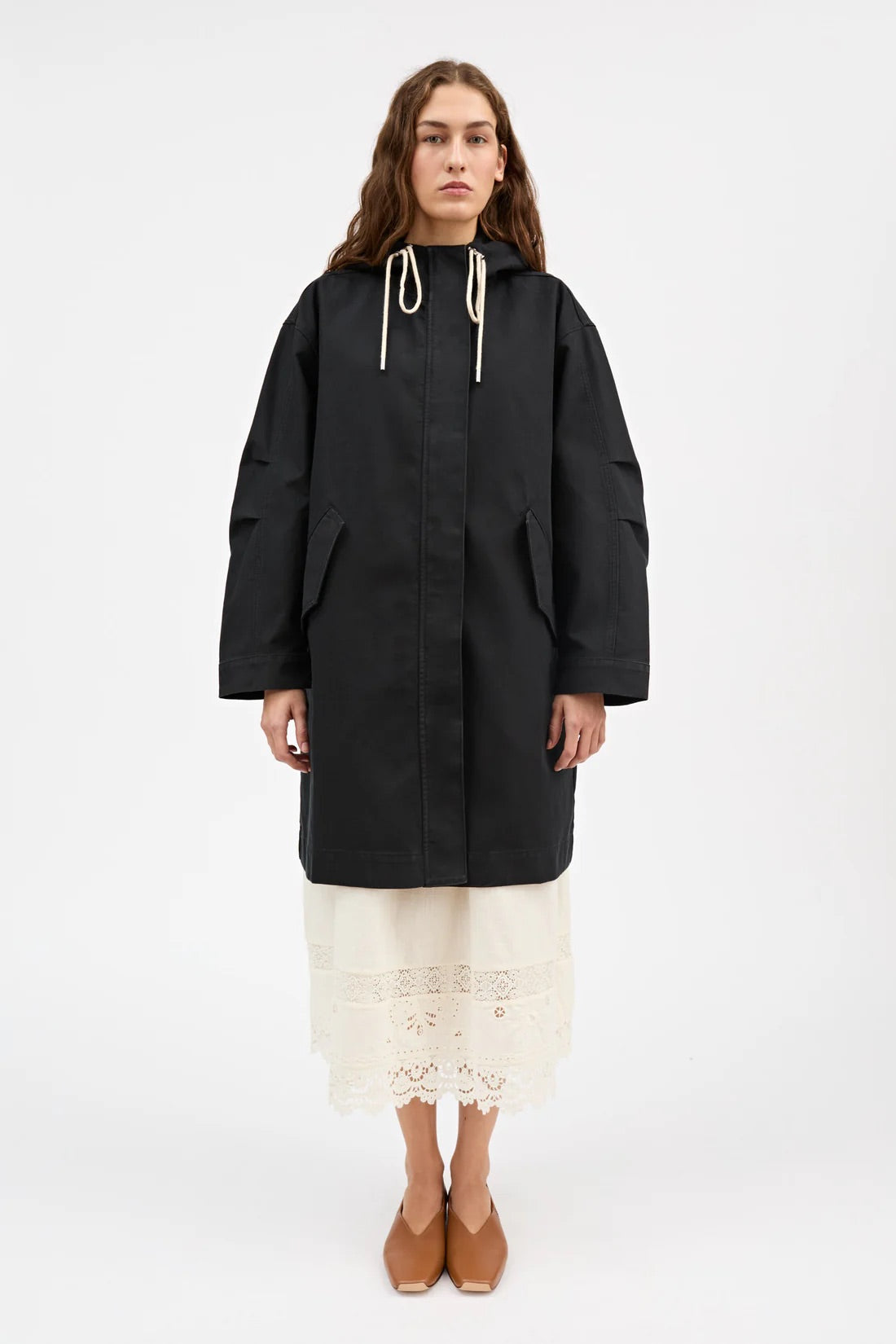 Village Parka Coat - Black