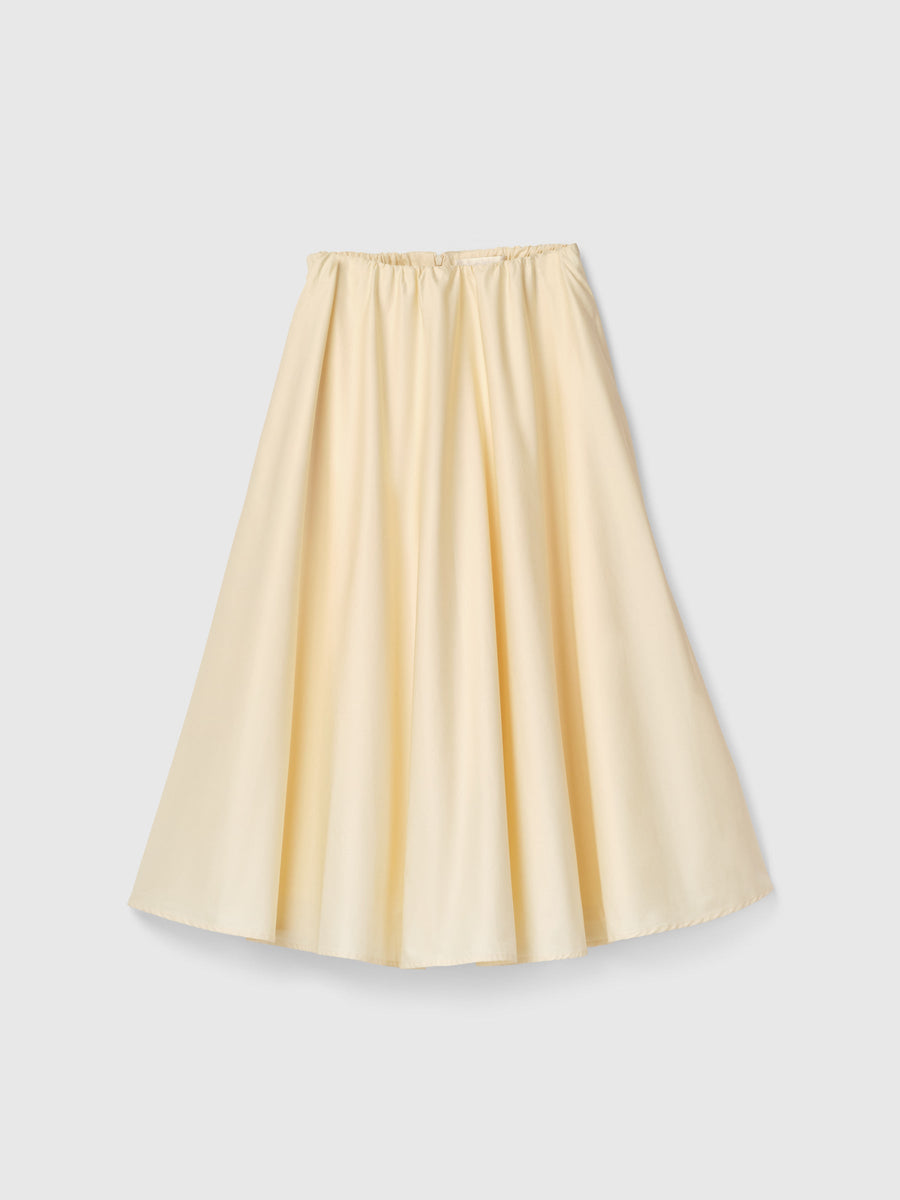 Vivienne Midi Skirt Panna Cotta