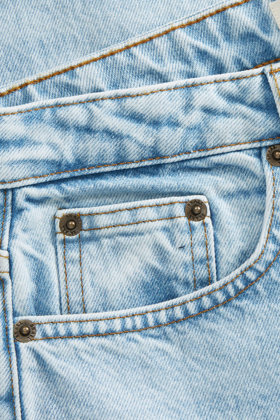 Willow Wide Jeans Worn Light Blue