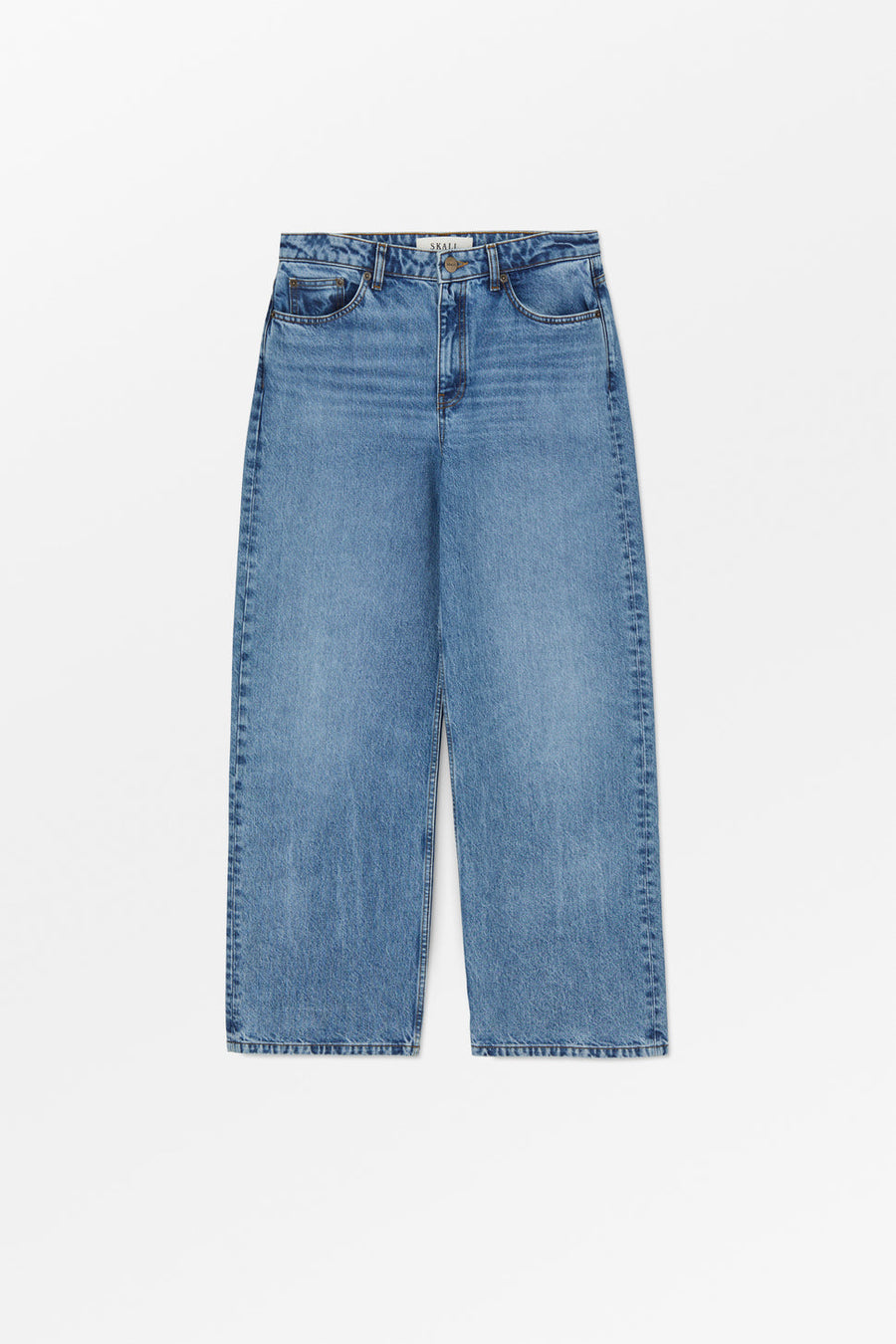 Willow Wide Jeans Worn Mid Blue