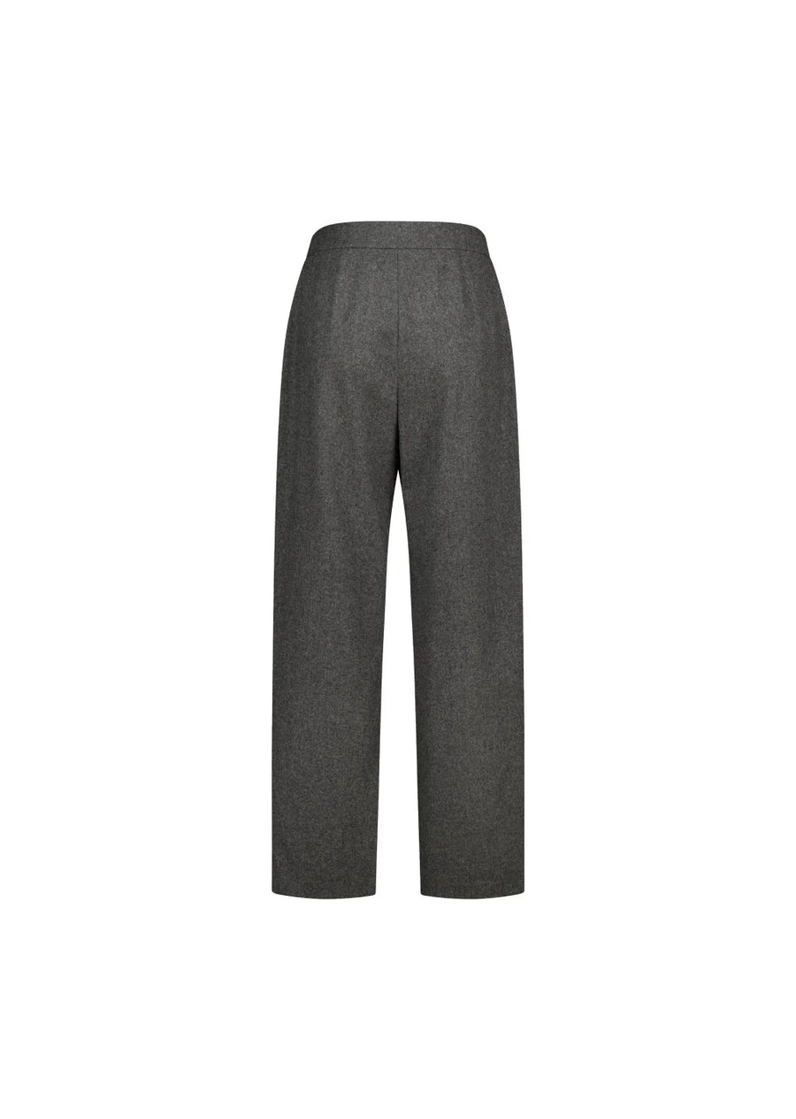 Wool Wrap Pants Charcoal