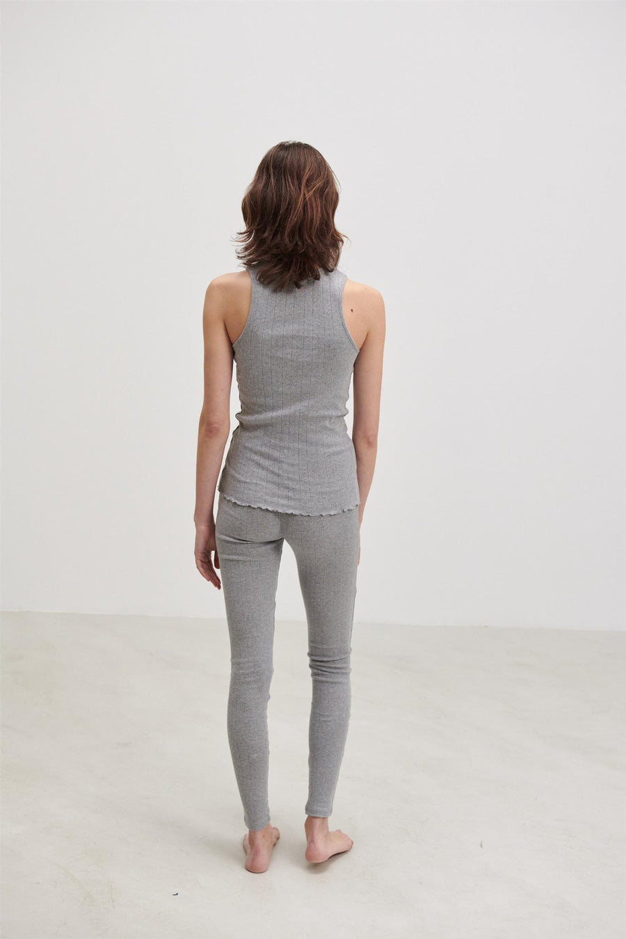 Edie Tank Top Grey Melange