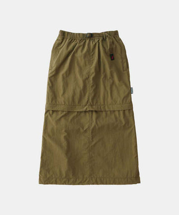 Convertible Micro Ripstop Skirt Army Green