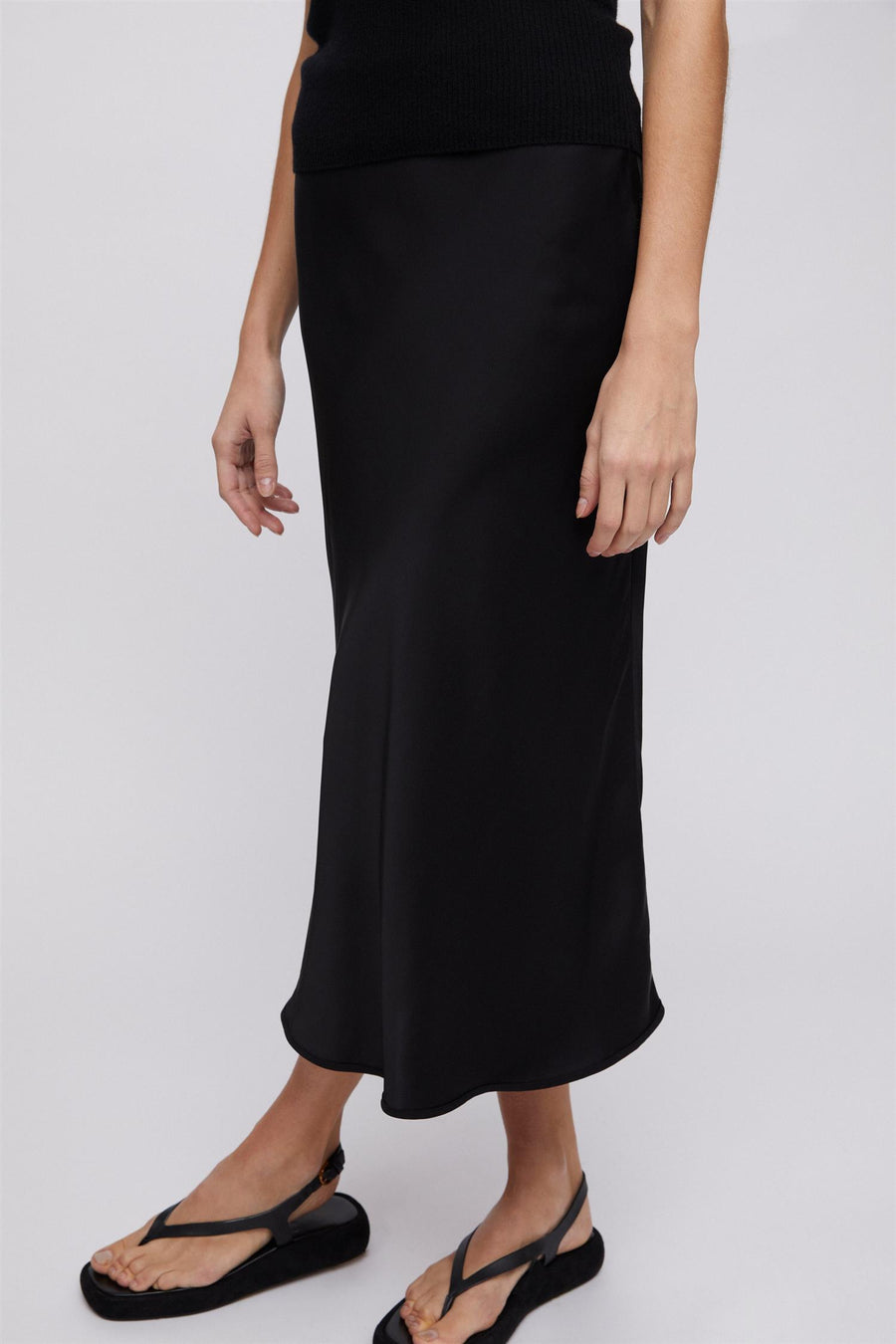 Bias Cut Slip Skirt