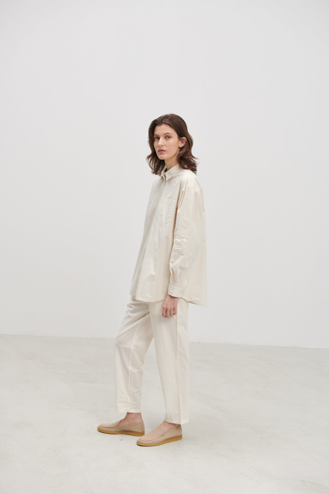 Edgar Shirt Light Cream