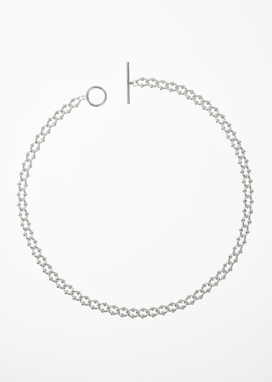 DNA Necklace Silver