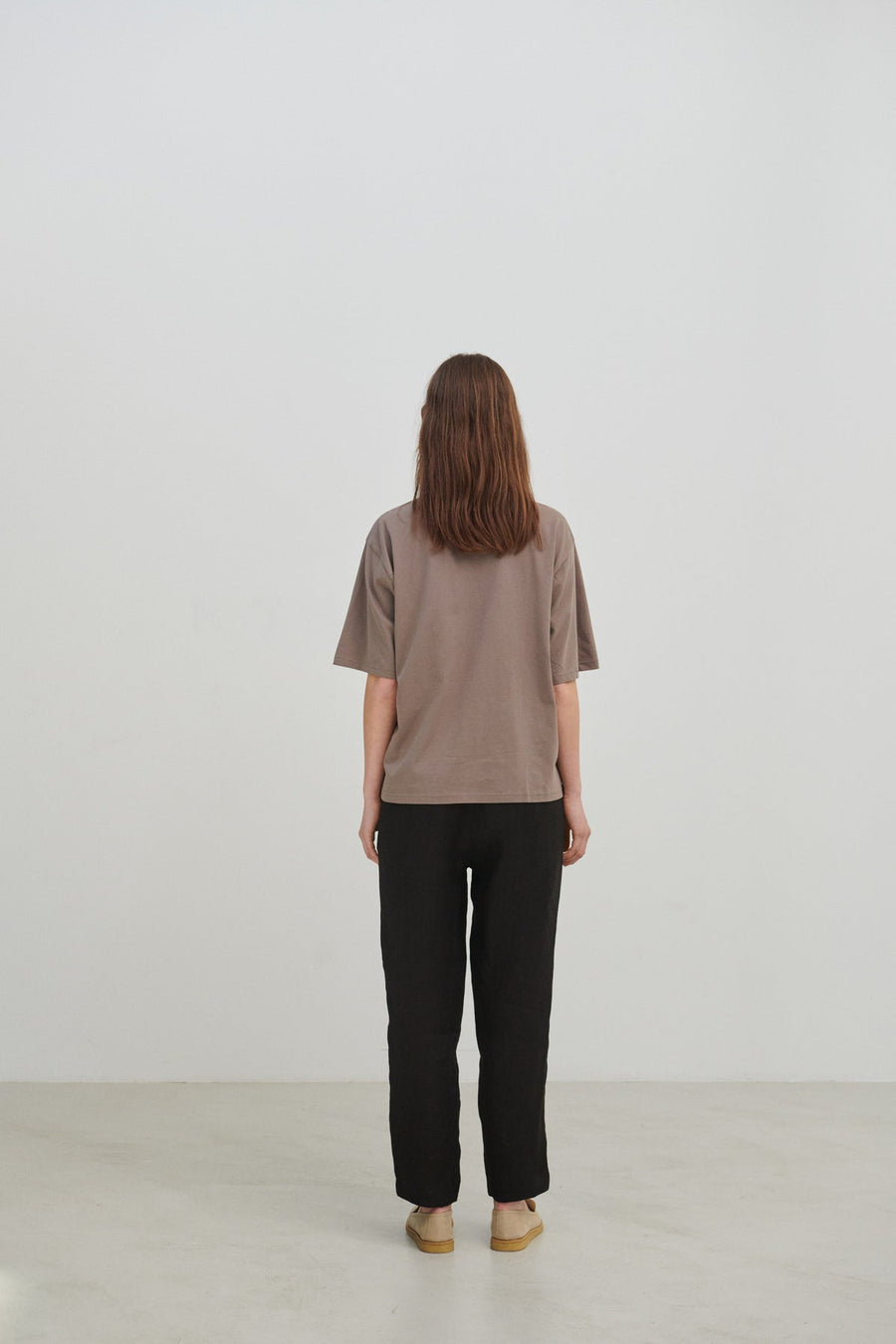 Andy Oversize Tee Cold Brown
